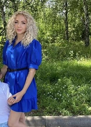 Платье, красивое платье, летнее платье, синее платье