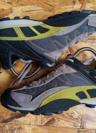 Кожаные замшевые кроссовки на мембрами не промокаемые asolo gore-tex3 фото