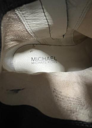 Кожаные ботинки michael kors6 фото