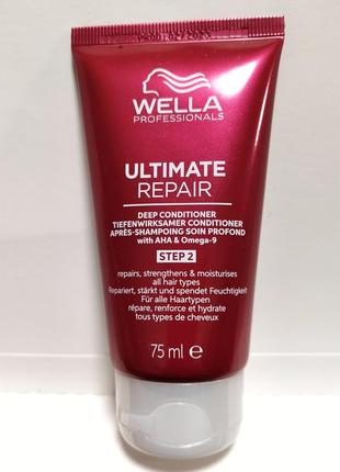 Увлажняющий кондиционер wella professionals ultimate repair deep conditone