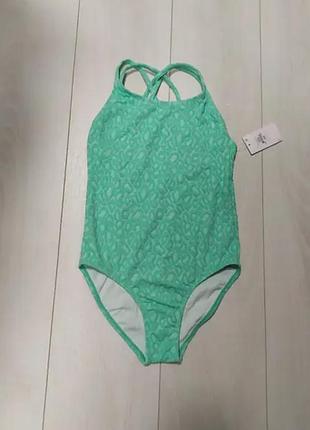 Купальник для девочки зеленый primark 134, 140см