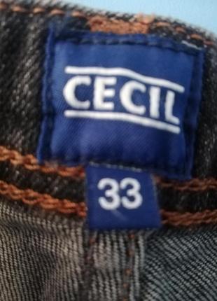 Джинсы 7/8  cecil6 фото