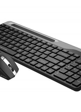 Комплект (клавіатура, мишка) бездротовий a4tech fb2535cs smoky grey usb2 фото