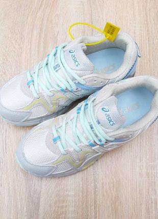 Кросівки asics gel kahana 8 бежеві з блакитним6 фото