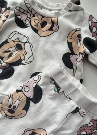 Костюм для младенца микки маус h&amp;m 68(4-6 мес) белый