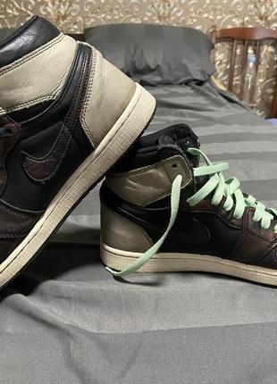 Кросівки jordan 1 retro high og “patina”2 фото