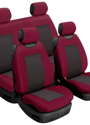 Чехлы на сиденья beltex comfort комплект без подголовников гранат (52510)