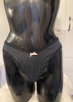 Трусики в белый горошек m-l 3562