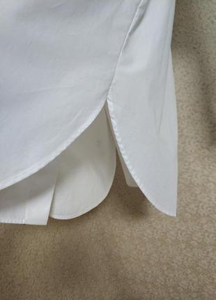 Hennes &amp; mauritz (h&amp;m) белая стильная рубашка блуза оверсайз oversize бренд h&amp;m, р.l.8 фото