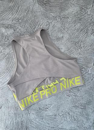 Топ/ бра nike pro стан нюанс на фото розмір l5 фото