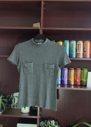 Transit par such italy трикотаж кофта гольф серая футболка 181