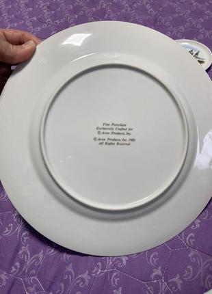 Коллекционная тарелка фарфор avon2 фото