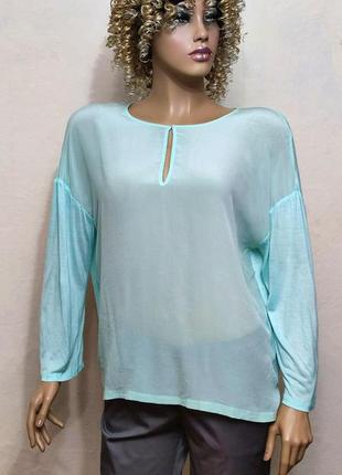 Marella sportmax mara лёгкий шелковый модал лонгслив футболка /10118/