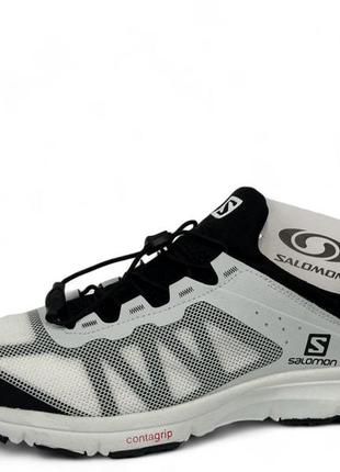 Чоловічі кросівки salomon x low сірі