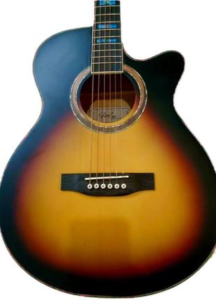 Акустическая гитара fox pro f-280 40" sb