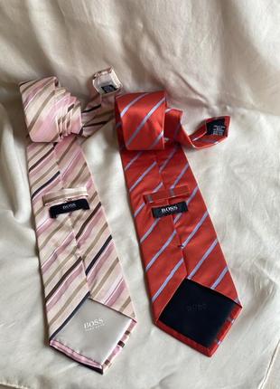 Краватки hugo boss оригінал шовк6 фото