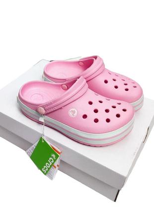 Жіночі крокси crocs рожеві1 фото