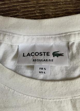 Распродажа lacoste oriгинал футболка свежих коллекций ® regular fit4 фото