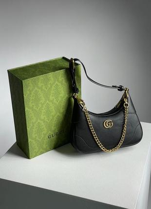 Gucci aphrodite small shoulder bag black7 фото