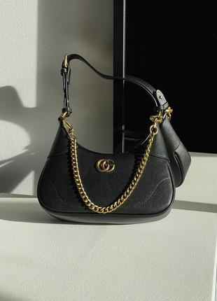Gucci aphrodite small shoulder bag black4 фото