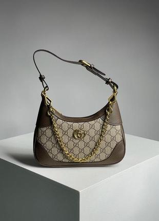 Gucci aphrodite small shoulder bag grey