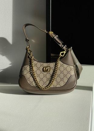 Gucci aphrodite small shoulder bag grey5 фото