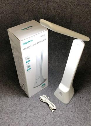 Настольная лампа с аккумулятором taigexin led tgx-l6 4.5w 350lm 6500k usb 5v, лампа для стола школьника2 фото