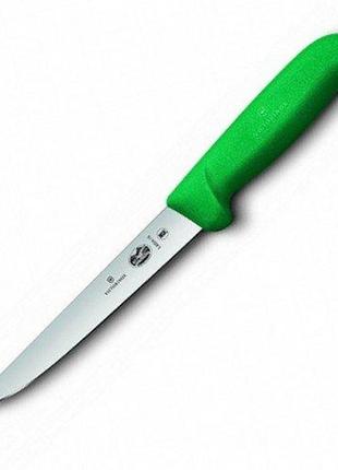 Ніж кухонний victorinox fibrox boning обваловувальний 15 см зелений (vx56004.15)