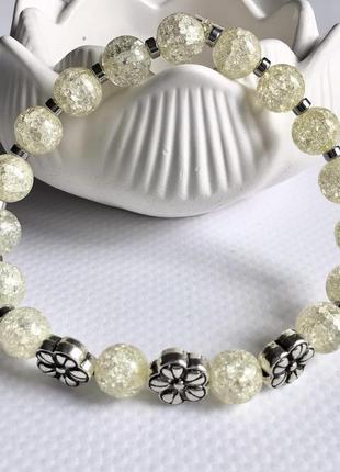 Браслет из сахарного кварца