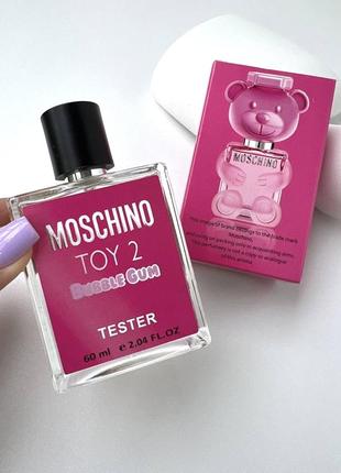 Жіночий тестер premium moschino toy 2 bubble gum 60 мл1 фото