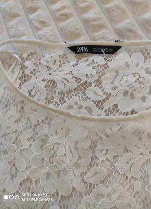 Блузка zara, невероятно женственная, кружевная, нежная, элегантная.