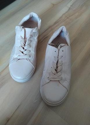 Мокасины, кеды, кроссовки пудра, 37 р