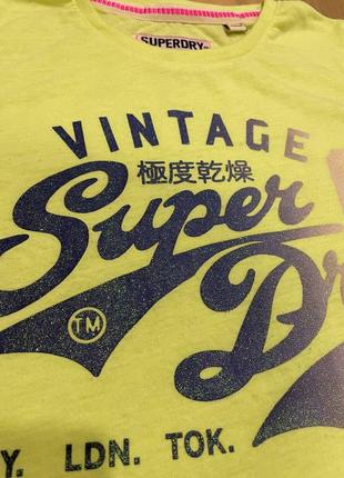 Акция 🎁 стильная яркая футболка superdry stacker vintage uniqlo h&amp;m5 фото