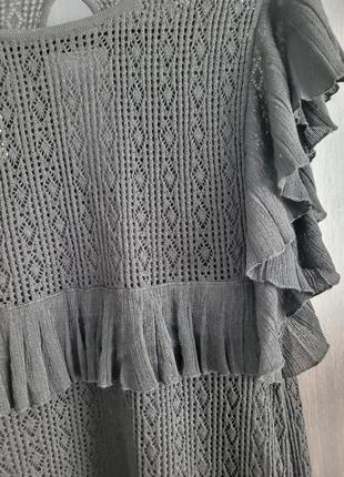 Вязаное платье zara3 фото
