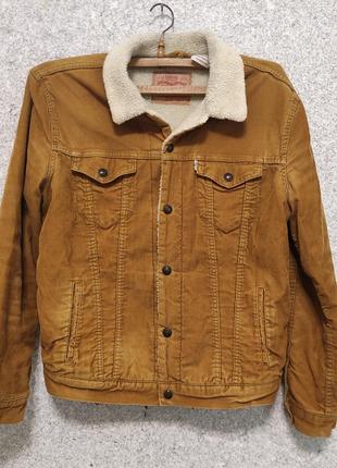 Винтажная теплая мужская куртка levi strauss, levi's, levis
