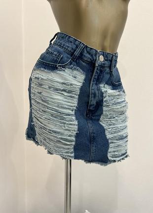Новая джинсовая юбка мини 100% cotton