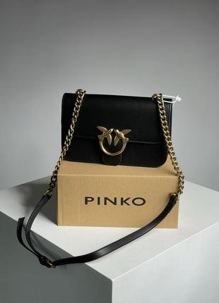 Pinko classic love bag bell simply black2 фото