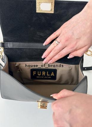 Женская брендовая кожаная сумочка furla zoe shoulder bag сумка кроссбоди crossbody оригинал кожа фурла на подарок жене подарок девушке7 фото