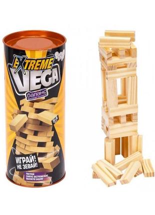 Дерев'яна настільна гра "vega extreme mini" danko toys дженга