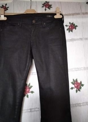 Супер брюки черного цвета "mango jeans"р.eur-36.usa-4