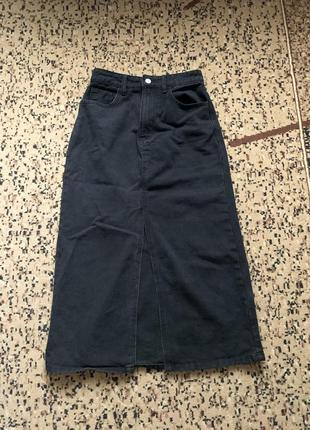 Спідниця шийн, Довга спідниця, міді