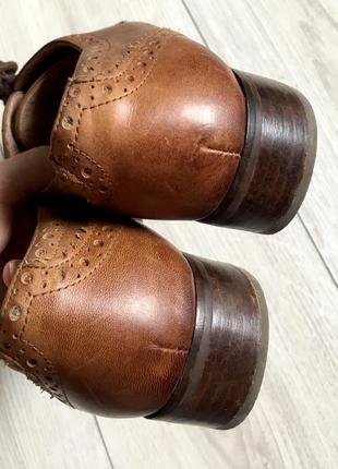 Clarks туфлі натуральна шкіра коричневі англія оригінал 40 розмір4 фото