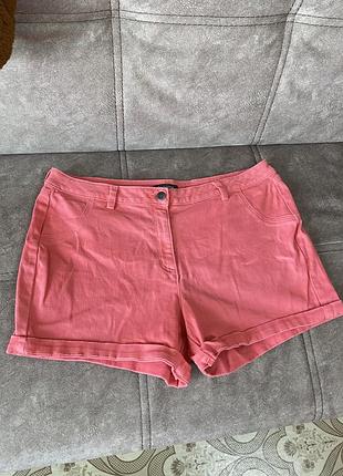 Стильные джинсовые мини шорты, свет розовые шортики