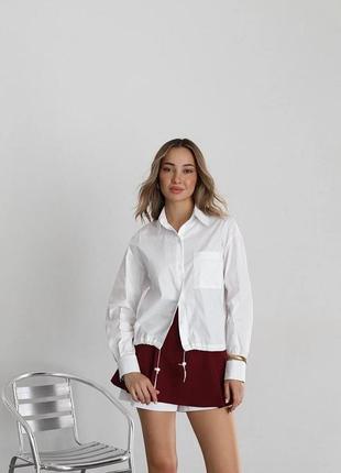 Рубашка с фиксаторами amoslook