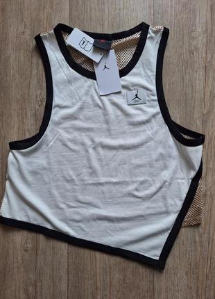 Майка air jordan essential jersey tank футболка без рукавів сітка нова оригінал баскетбол7 фото