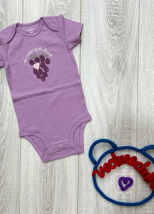 Боди carters для девочки с коротким рукавом 3