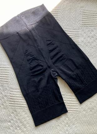 Корректирующие бесшовные дышащие черные m шортики шорты утяжка панталоны