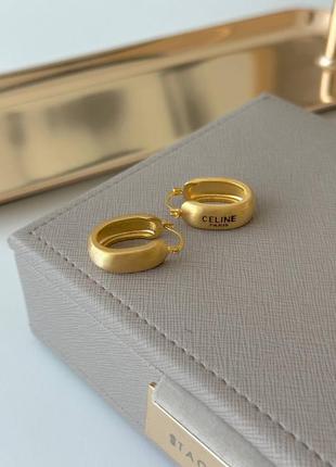 Серьги в стиле селин