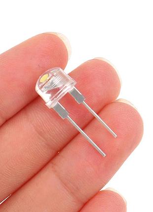 Светодиод 8mm сверхяркий 0.75 w led diode ultra bright white