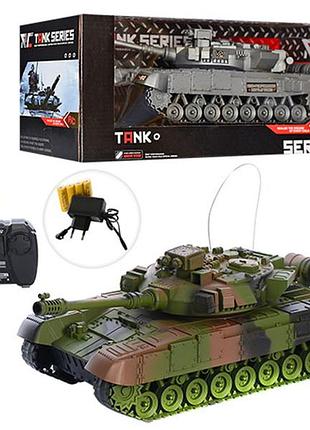 Танк на радіокеруванні xj13-a, на акумуляторі на пульті керування з дистанційним управлінням техніка зі звуком та світлом